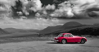 Our February Instagram Photo Contest Winner Features a Romantic Red Jaguar