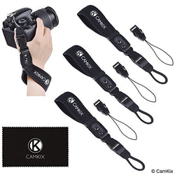 Wrist Straps for DSLR and Compact Cameras - 3 Pack