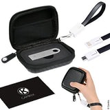 Case and USB keychain bundle for Ledger Nano S