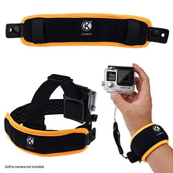 Floating Wrist Strap & Headstrap Floater for GoPro Hero