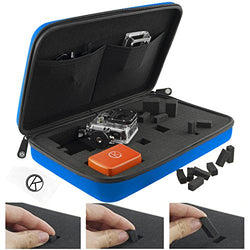 Case with Customizable Interior for Gopro Hero - (L) Blue