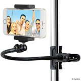 Universal Phone/Camera Holder with Flexible Gooseneck and Strong Clamp