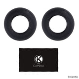 Rubber Camera Lens Hood 52mm - Set of 2