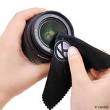 Rubber Collapsible and Tulip Flower Lens Hoods with Lens Cap Set - 67mm