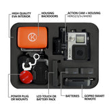 Case for Gopro Hero 4, 3+, 3, 2 - (M) Black